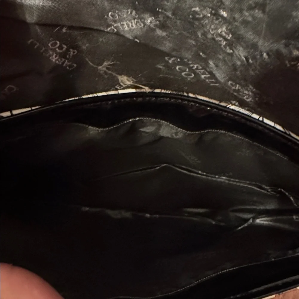 Cabrelli & Co. Roller Bag Briefcase in the Two-Tone Floral pattern - Picture 4 of 10